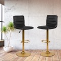 Vinyl Adjustable Height Barstools