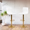 Vinyl Adjustable Height Barstools
