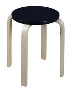 Niche Mia Bentwood Stool - Natural/Black