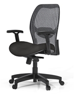 Safco Mercado Office Chair - Mesh Fabric, Ergonomic - 3200