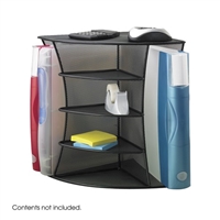 Onyx Mesh Desk Corner Organizer