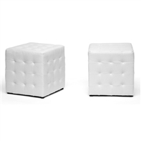 Baxton Studio Living Room Furniture Ottomans