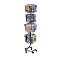 Safco Wire Brochure Display Rack, Charcoal