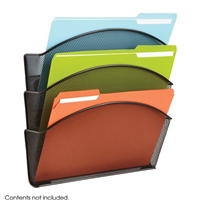 Onyx Magnetic Mesh Triple File Pocket