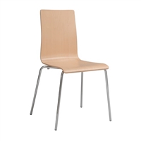 Bosk Bentwood Stack Chair (Qty. 2), Beech