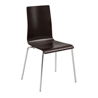 Bosk Bentwood Stack Chair (Qty. 2), Esspresso