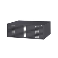 10-Drawer Steel Flat File for 30" x 42" Documents