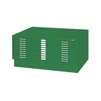 10-Drawer Steel Flat File for 30" x 42" Documents