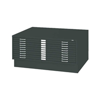 10-Drawer Steel Flat File for 30" x 42" Documents