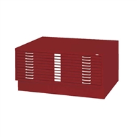 10-Drawer Steel Flat File for 30" x 42" Documents