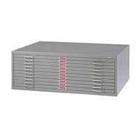 Safco - 10-Drawer Steel Flat File for 30" x 42" Documents