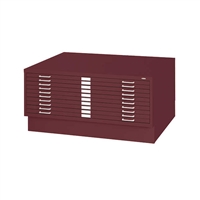 10-Drawer Steel Flat File for 30" x 42" Documents