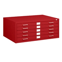 5-Drawer Steel Flat File for 36" x 48" Documents