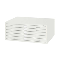 5-Drawer Steel Flat File for 36" x 48" Documents