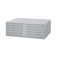 5-Drawer Steel Flat File for 30" x 42" Documents