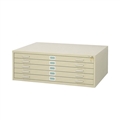 Safco - 5-Drawer Steel Flat File for 36" x 48" Documents