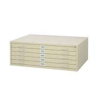 Safco - 5-Drawer Steel Flat File for 36" x 48" Documents
