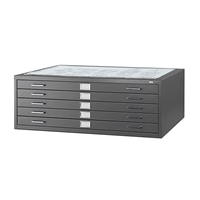 Safco - 5-Drawer Steel Flat File for 36" x 48" Documents