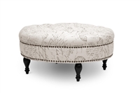 Baxton Studio Living Room Furniture Ottomans