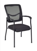 Regency Office Chair - Kiera Side Chair - Black