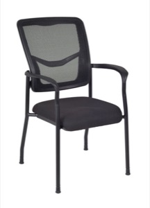 Regency Office Chair - Kiera Side Chair - Black