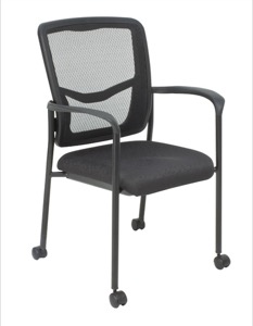 Regency Office Chair - Kiera Stacking Chair - Casters