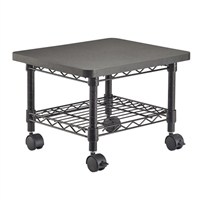 Under-Desk Printer/Fax Stand, Black