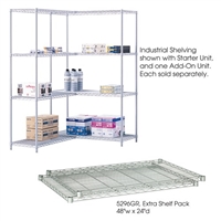 Industrial Extra Shelf Pack, 48 x 24"