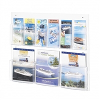 Clear2c 3 Magazine and 6 Pamphlet Display