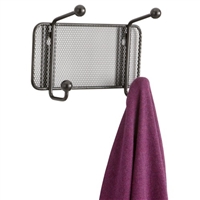 Onyx Mesh Wall Rack 2 Hook (Qty. 6)
