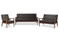 Baxton Studio Living Room Furniture Living Room Sets
