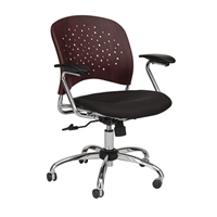 Reve Task Chair Round Plastic Wood Back