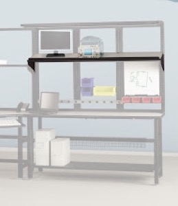 Mayline Techworks Shelves - 72"W ESD Fixed Shelf