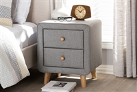 Baxton Studio Bedroom Furniture Nightstands