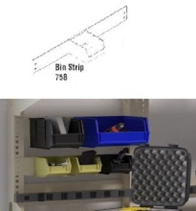 Mayline Techworks - Accessories - Part Bin - 24"W x 3"H Panels