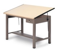 Mayline Ranger Steel Four-Post Drawing & Drafting Table