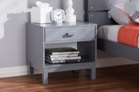 Baxton Studio Bedroom Furniture Nightstands