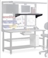TechWorks Shelves - 36"W High Pressure Laminate Fixed Shelf