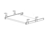 TechWorks Shelves - Writing Shelf - 20"W x 12 1/4"D Pull Out