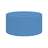 Learn 30â€ Cylinder Vinyl Ottoman