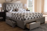 Baxton Studio Bedroom Furniture Beds (Storage)