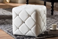 Baxton Studio Living Room Furniture Ottomans
