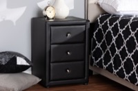 Baxton Studio Bedroom Furniture Nightstands