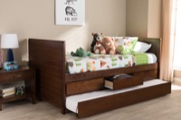 Baxton Studio Kids Room Furniture Beds with Trundle