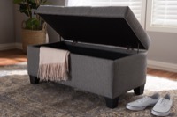 Baxton Studio Living Room Furniture Ottomans