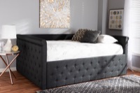 Baxton Studio Bedroom Furniture Nightstands Danette Series