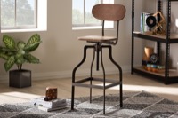 Baxton Studio Bar Furniture Bar Stools Joelle Series