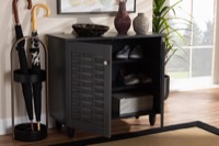 Baxton Studio Bar Furniture Wine Cabinets Pietro Series