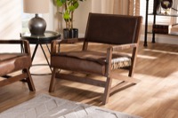 Baxton Studio Living Room Furniture Chairs Milano Series