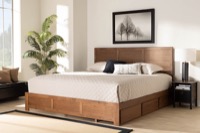 Baxton Studio Bedroom Furniture Beds (Storage)